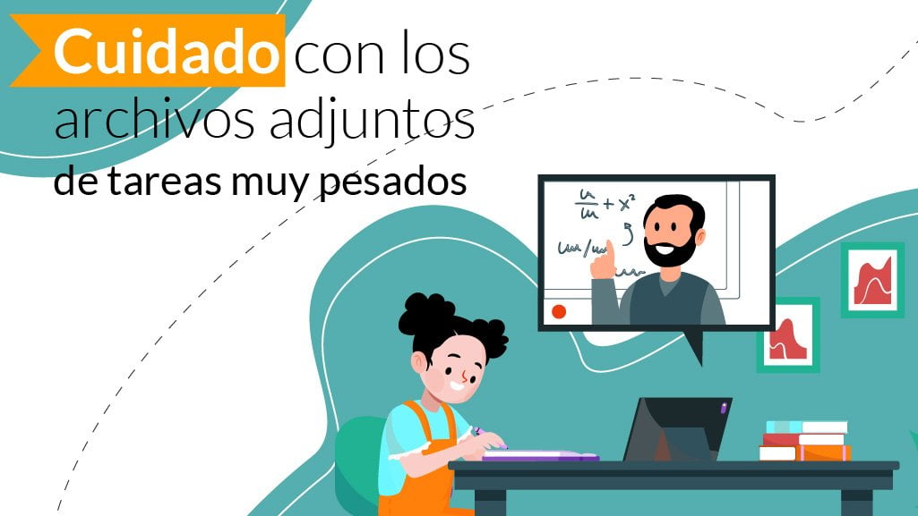 Tareas con archivos adjuntos muy pesados